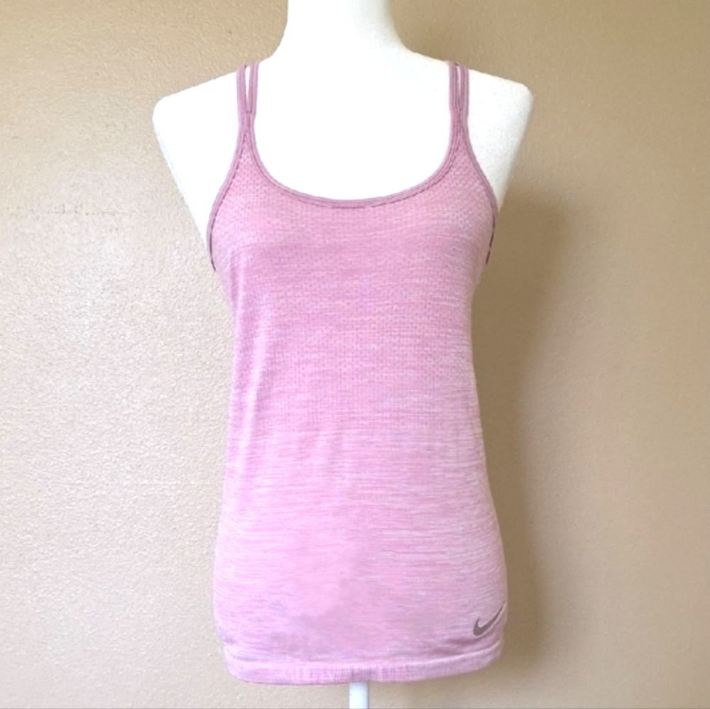 Nike Dri Fit One Luxe Womens Slim Fit Strappy Tank - Size XS